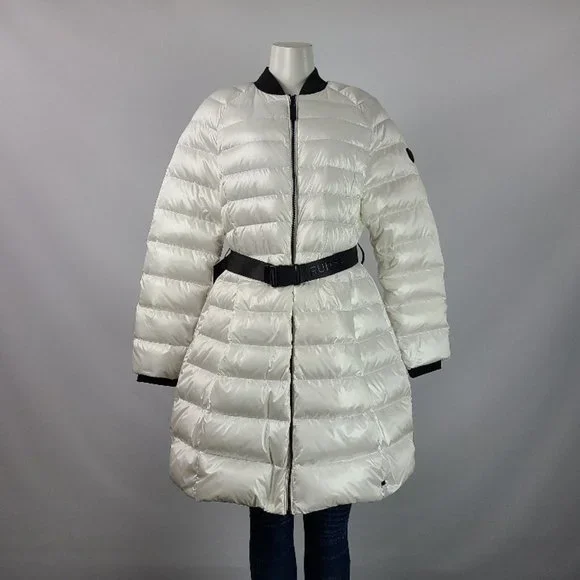 Rudsak Mette White Puffer Belted Jacket - Picture 4 of 16